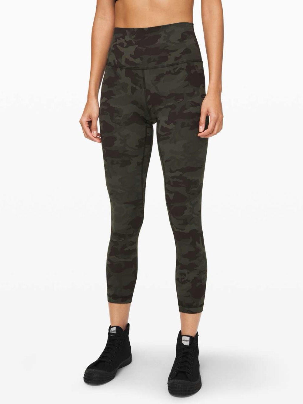 Lululemon Align Pant II 25" Incognito Camo Multi Gator Green High Rise Nulu 8